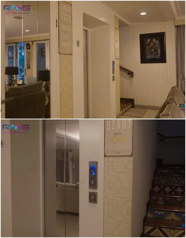 rumah seleb, rumah seleb dengan lift, rumah artis