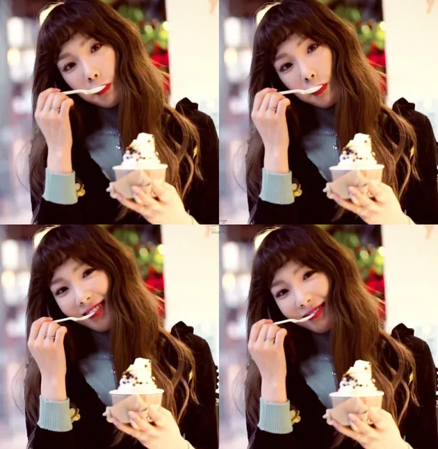 Pemotretan Taeyeon A+