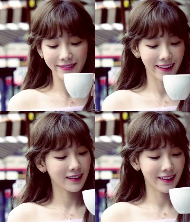 Pemotretan Taeyeon A+