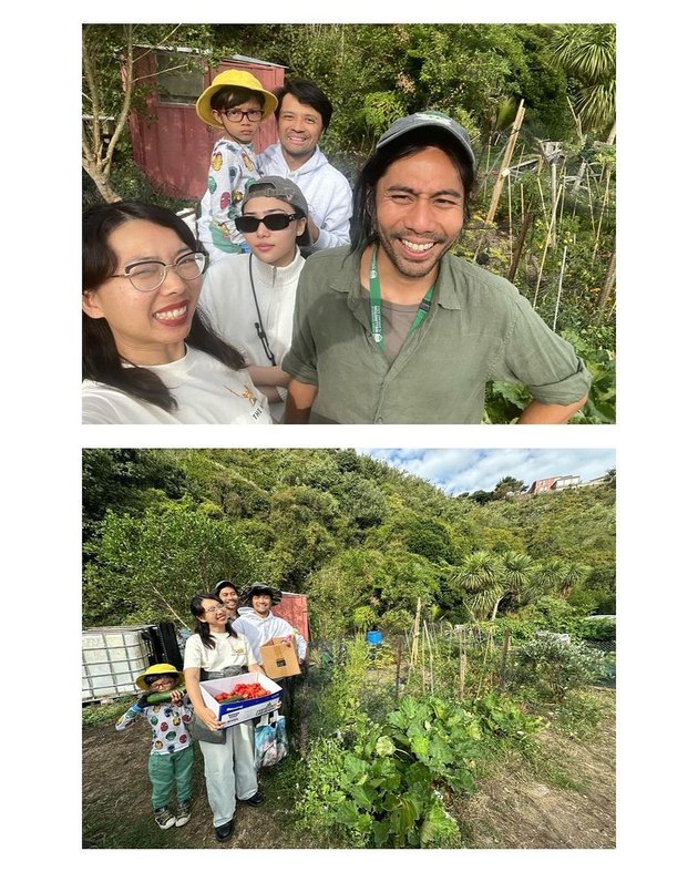 Gardening and Harvesting Tomatoes, Here are 8 Exciting Photos of Isyana Sarasvati's Vacation in New Zealand