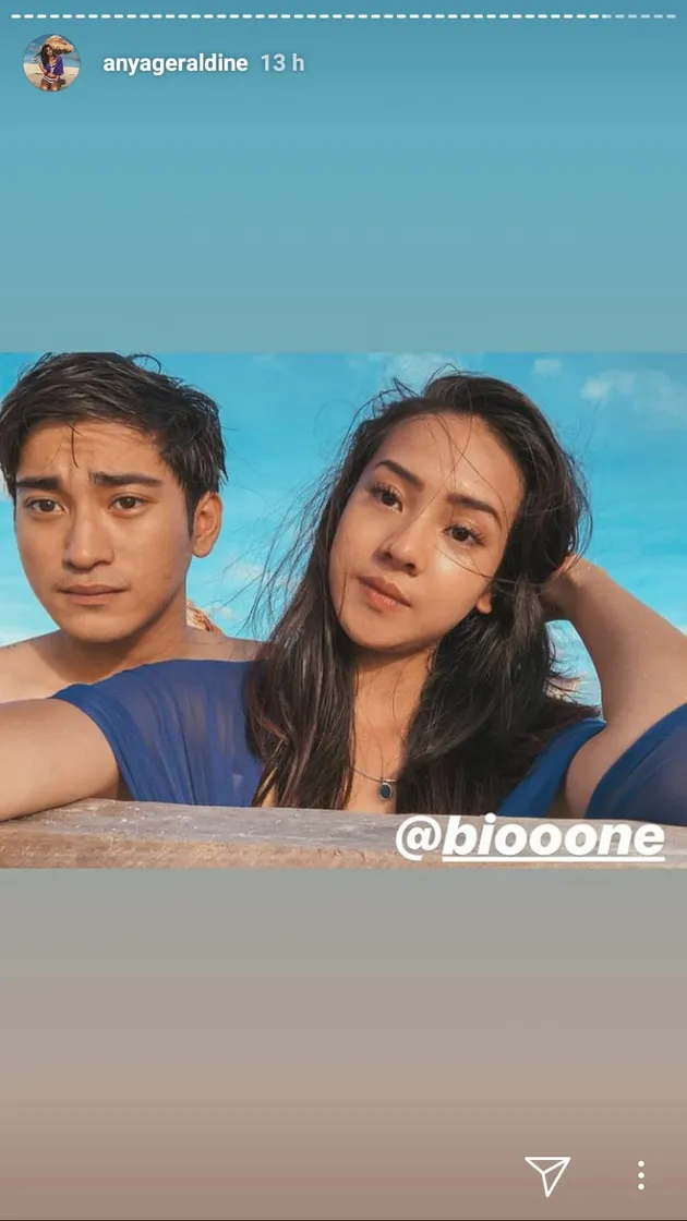anya geraldine liburan