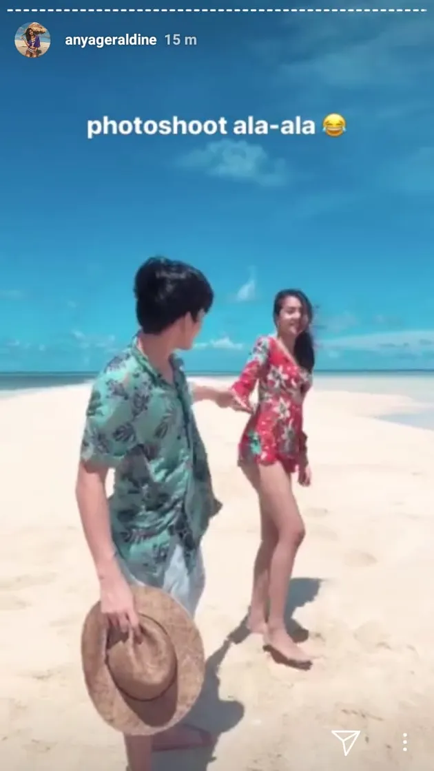 anya geraldine liburan