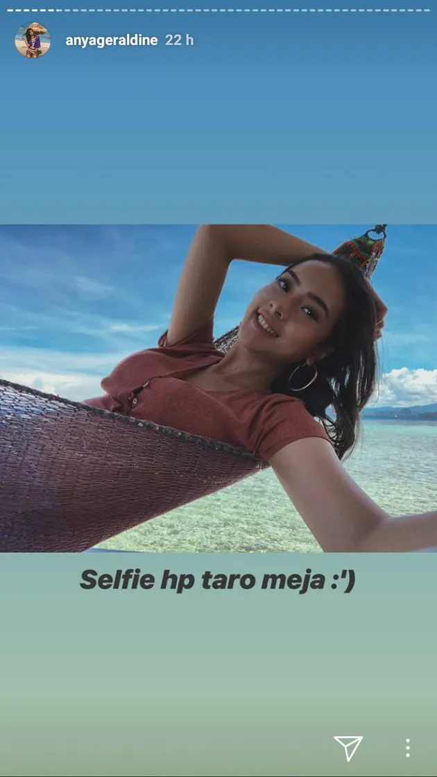 anya geraldine liburan