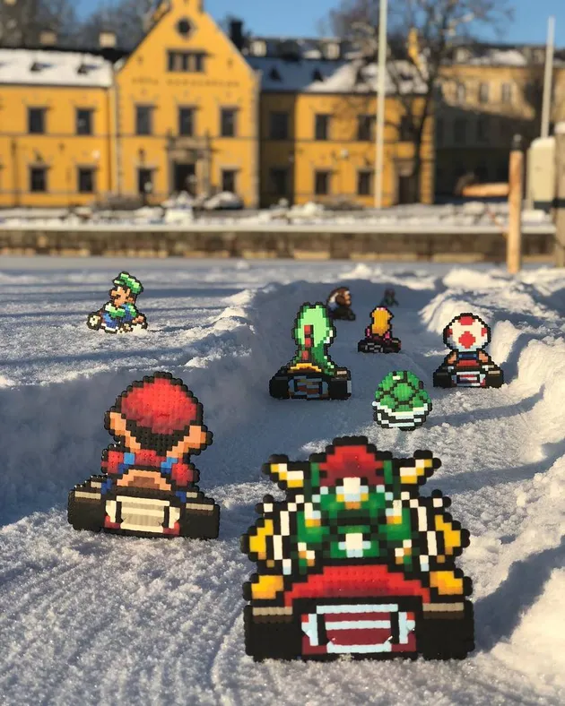 Pixel art Pappas Parlor