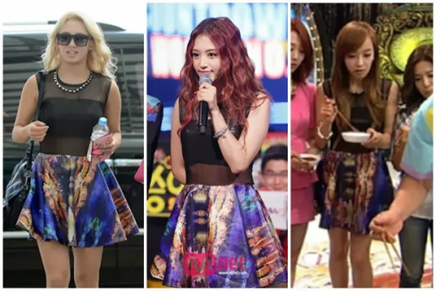 Hyoyeon, Jaekyung, dan Victoria