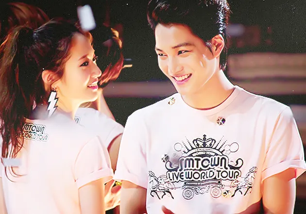 kai exo, krystal f(x)