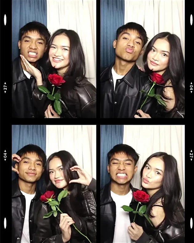 Betrand Peto bersama pacar
