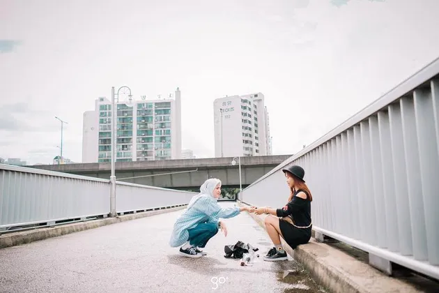 Natasha Rizky di Korea