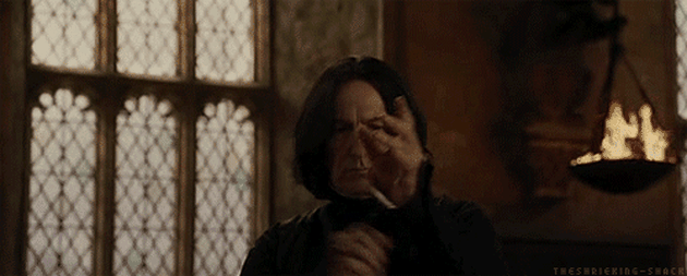 foto-foto adegan Snape dikenang