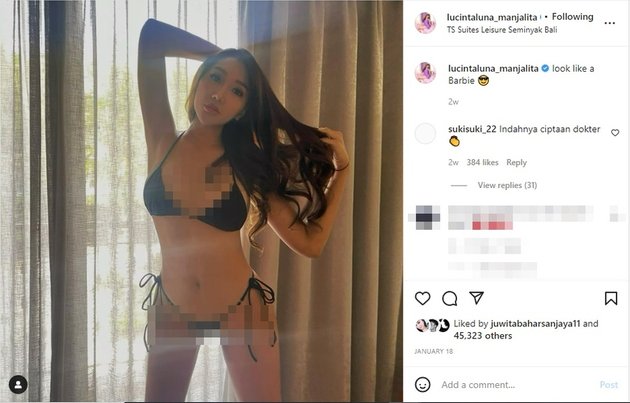 Making a Mistake Focus, Here are 11 Portraits of Lucinta Luna Showing Off Wearing Bikinis - Netizens Automatically Zoom: The Beauty of Doctor's Creation