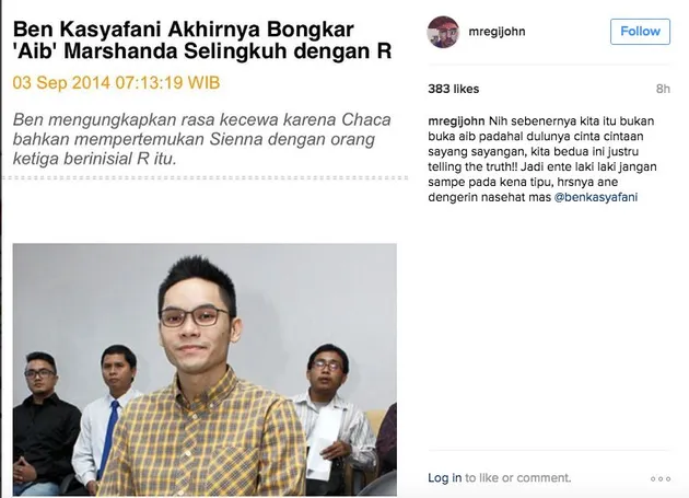 Egi John Tuduh Marshanda Selingkuh &amp; Sakit Kelamin