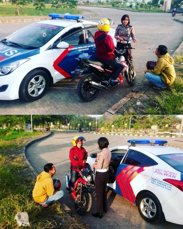 polwan cantik, polisi cantik, bripda wulan