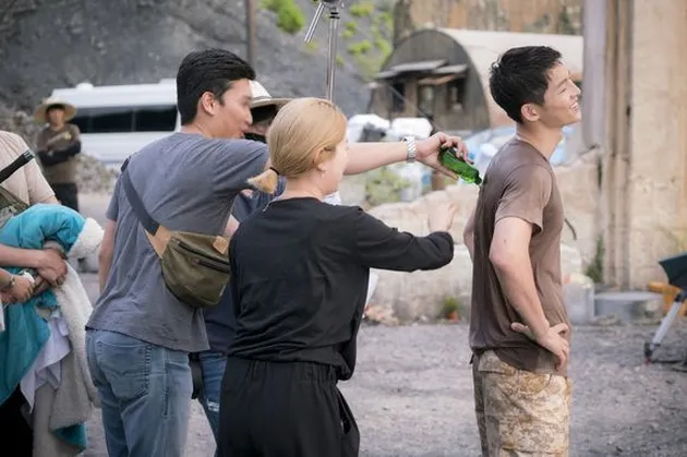 BTS Syuting Descendants of the Sun