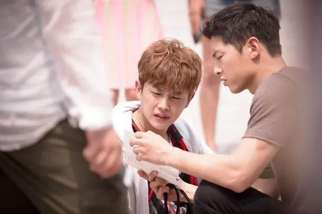 BTS Syuting Descendants of the Sun