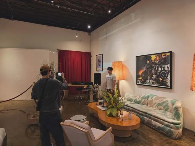 Foto kebersamaan member BTS