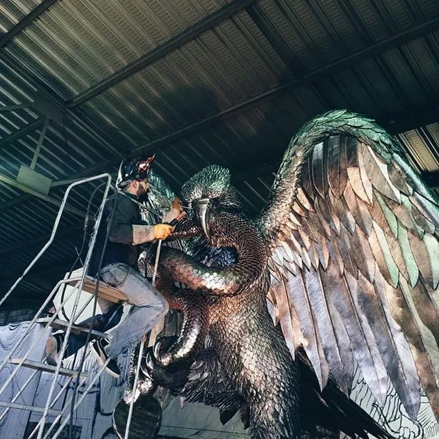 patung unik, patung keren, patung lucu, foto keren, foto lucu