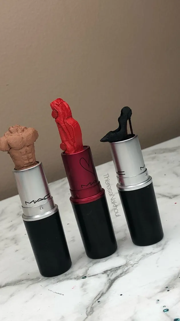 lipstick art