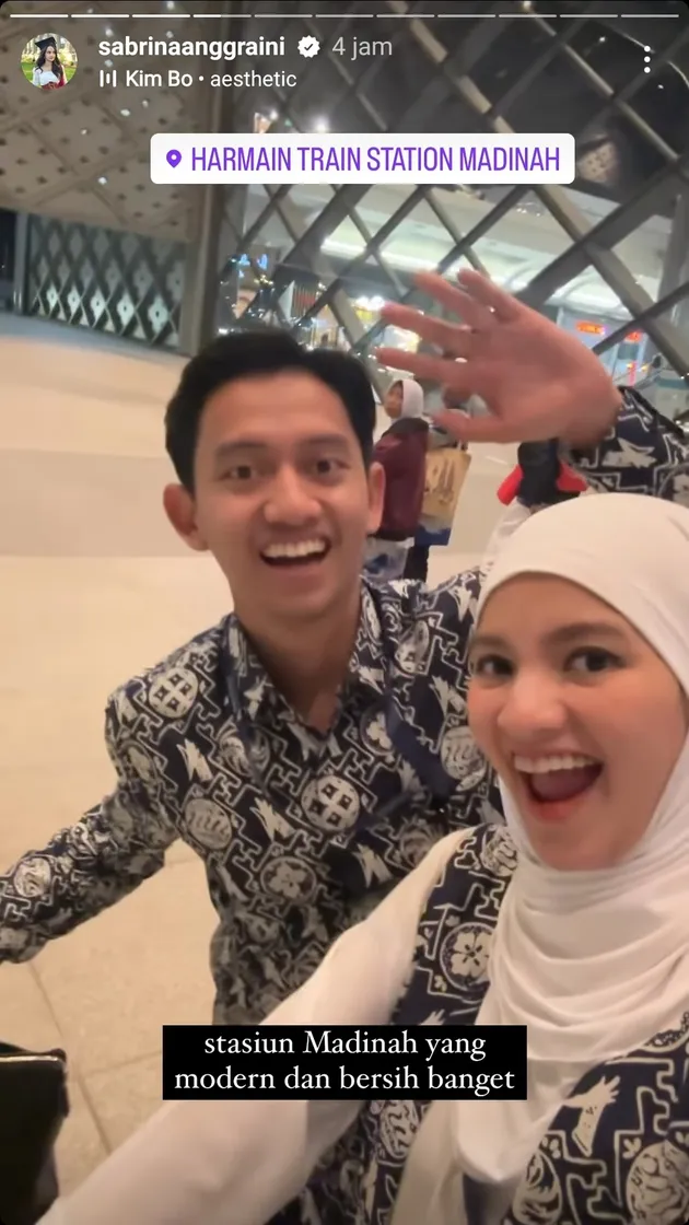 Belva Devara dan Sabrina Anggraini Umroh