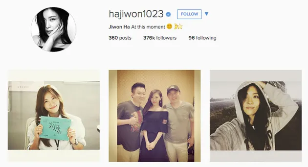 Instagram Aktris Korea