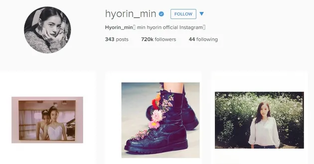 Instagram Aktris Korea