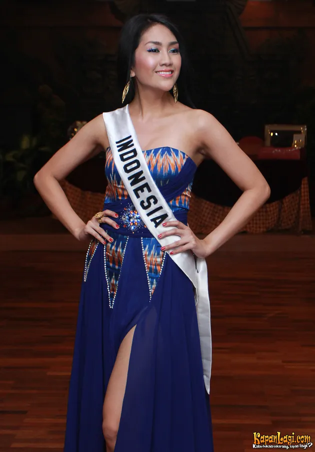 BERAGAM GAUN MARISA SARTIKA UNTUK MISS INTERNATIONAL 2013 