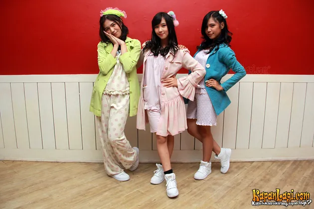 Gaby, Rachel dan Ghike JKT48