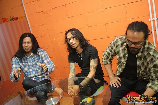 Band rock lawas, Boomerang mampir ke kantor KapanLagi.com.