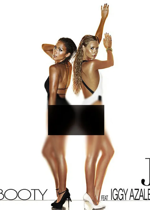 Dengan pose sensual seperti ini, Jennifer Lopez dan Iggy Azalea siap menantang Anaconda Nicki Minaj.
