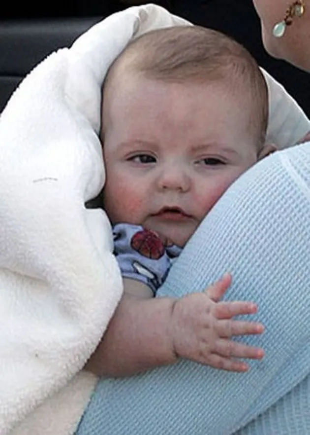 britney and the baby