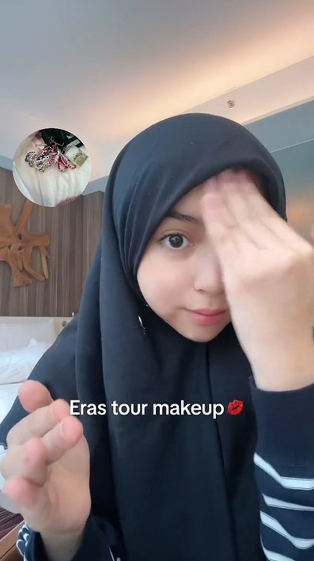 Doing Makeup Yourself, Here's Sienna Kasyafani's Look when Watching Taylor Swift Concert