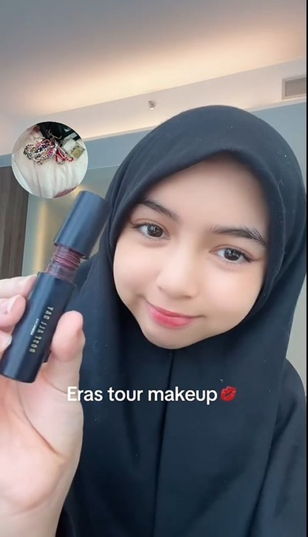 Doing Makeup Yourself, Here's Sienna Kasyafani's Look when Watching Taylor Swift Concert