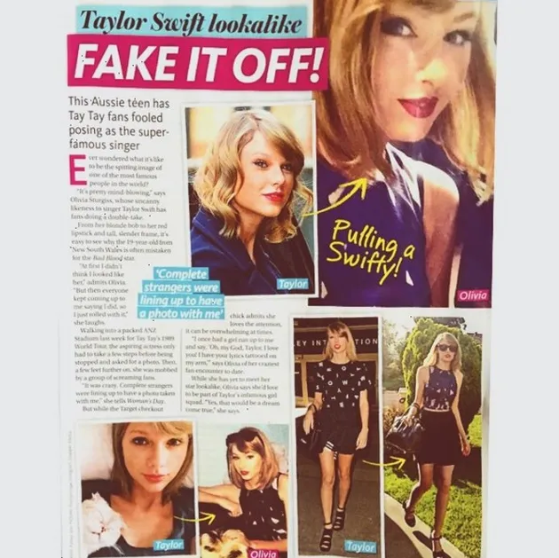 Olivia, Gadis Yang Mirip Taylor Swift