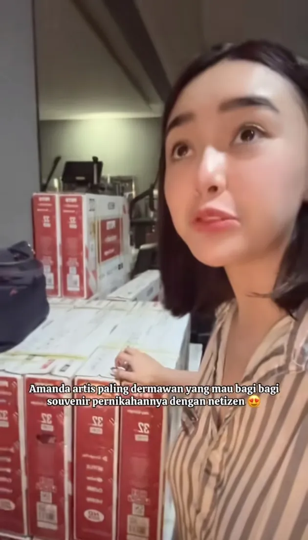 TV hadiah giveaway Amanda Manopo 