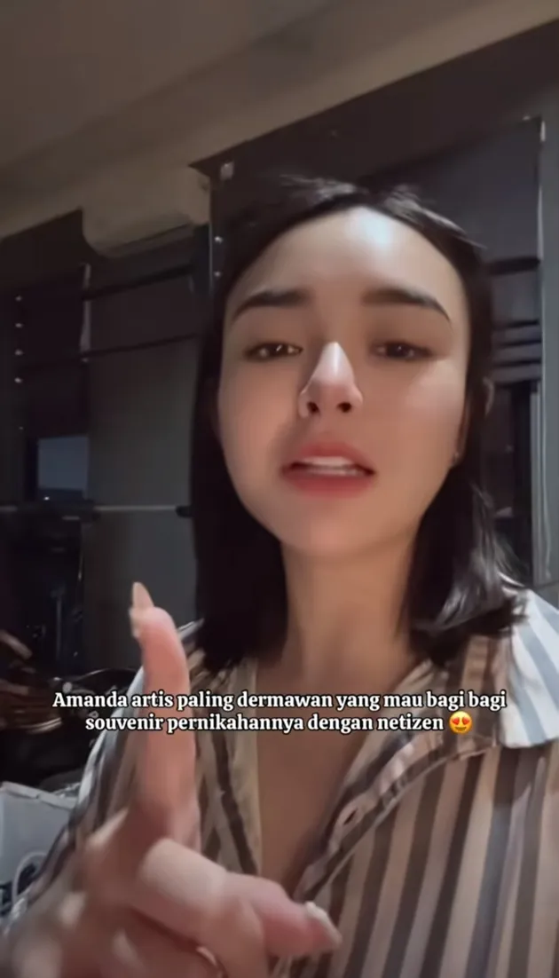 Amanda Manopo Umumkan Giveaway Souvenir Pernikahan 