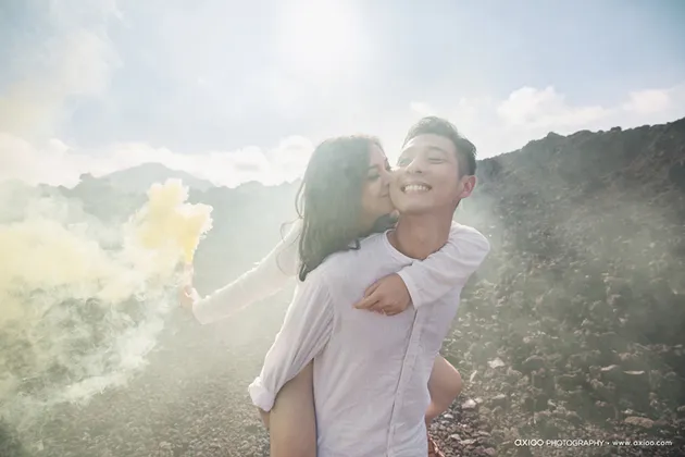 Prewed Putri Titian &amp; Junior Liem di Bali