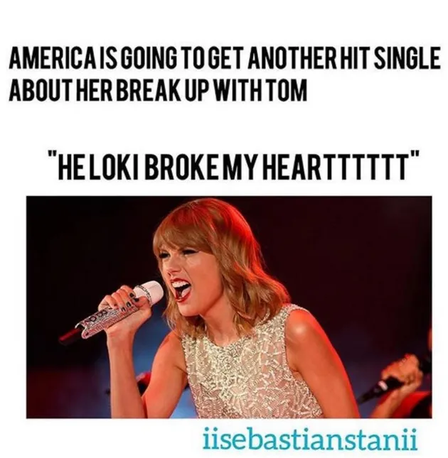 Meme Taylor Swift - Tom Hiddleston