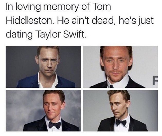 CIUMAN, TAYLOR SWIFT & TOM HIDDLESTON JADI MEME LUCU BIKIN 