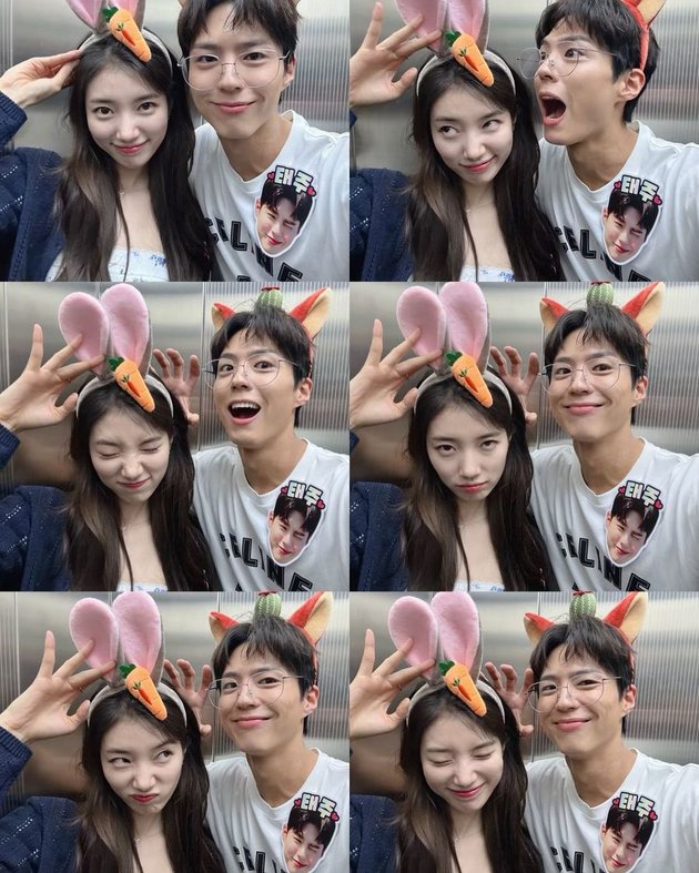 Couple Goals! 10 Adorable Photos of Suzy and Park Bo Gum - Posing Sweet Polaroid Pictures That Seem Real