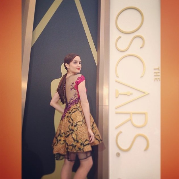 Cantiknya Cinta  Laura  Bergaya di Red Carpet Oscar 2014 