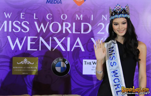 CANTIKNYA YU WENXIA - MISS WORLD 2012 DI INDONESIA 