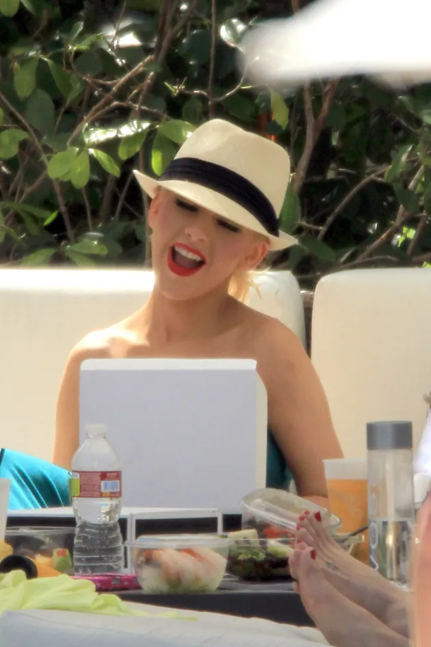 Christina Aguilera, Kim Kardashian