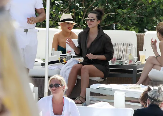 Christina Aguilera, Kim Kardashian