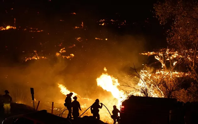 Kebakaran di California