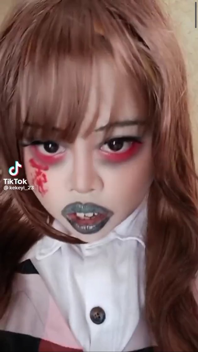 Spooky Makeup to Celebrate Halloween, 8 Photos of Kekeyi Wearing 'Scary Ex Makeup' that Successfully Creeped Out Netizens