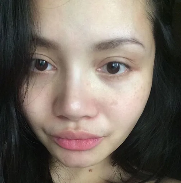 Mawar AFI tanpa make up