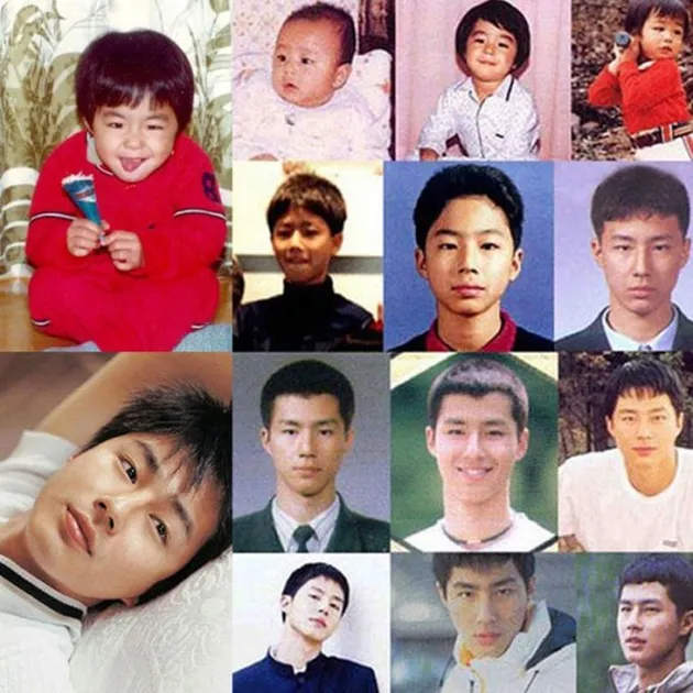 Foto Masa Kecil Aktor Korea