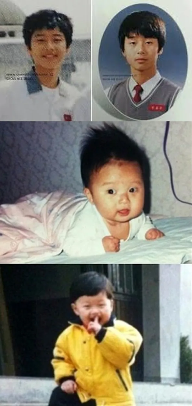 Foto Masa Kecil Aktor Korea