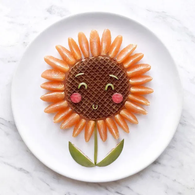 Karakter lucu dari makanan ala Daryna Kossar