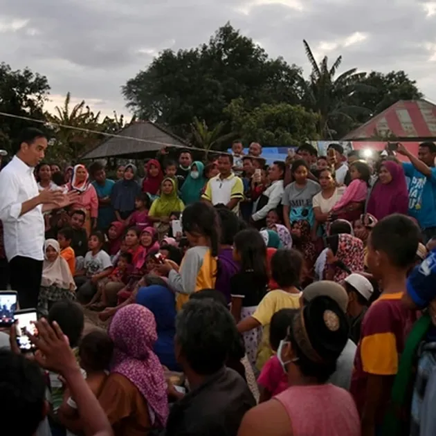lombok, gempa lombok, bencana gempa lombok, jokowi ke lombok