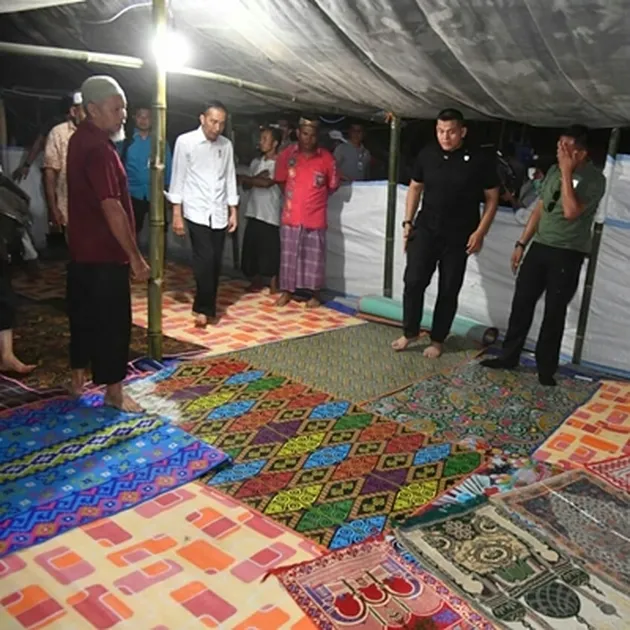 lombok, gempa lombok, bencana gempa lombok, jokowi ke lombok